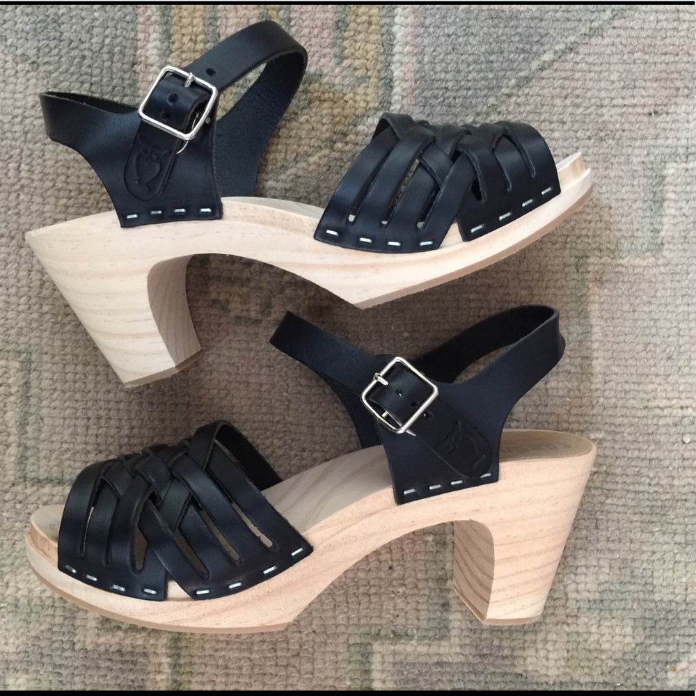 Swedish Wooden Clog Sandals